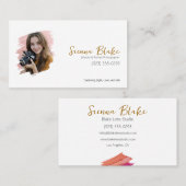 ブラシモダンストローフォトグラファー 名刺 (正面/裏面)