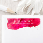 ブラシモダンストローラ芸術的ベル水色の赤 ラベル (インサイチュ)