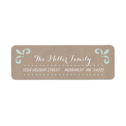 ブラシモダンスワール住所 シール (正面)