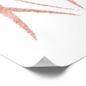 ブラシモダンドバラ金ゴールドバレンタインポスター記号 ポスター (角)