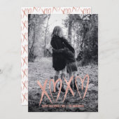 ブラシモダンドバラ金ゴールドバレンタイン写真カード シーズンカード (正面/裏面)