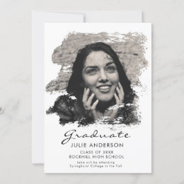 ブラシモダンュアートストロークのグラッド発表 案内状