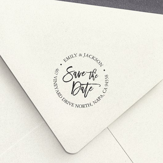 ブラシモダンレタデータの保存差出人住所 セルフインキングスタンプ