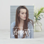 ブラシモダン式卒業発表 招待状 (スタンド正面)