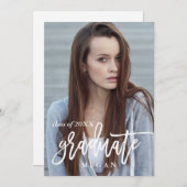 ブラシモダン式卒業発表 招待状 (正面/裏面)