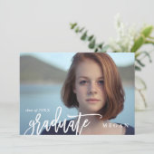 ブラシモダン式卒業発表 招待状 (スタンド正面)