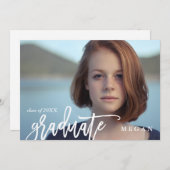 ブラシモダン式卒業発表 招待状 (正面/裏面)