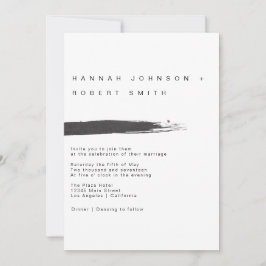 ブラシモダン結婚式招待状 招待状