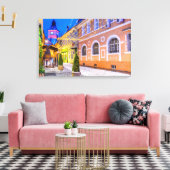 ブラショフ・クリスマス市場 キャンバスプリント (インサイチュ (リビング))