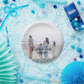 ブラシレタリングカスタムフォトパーティーイベント ペーパープレート (パーティー)