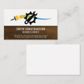 ブラシレ絵を描ンチギア | ウッド 名刺 (正面/裏面)