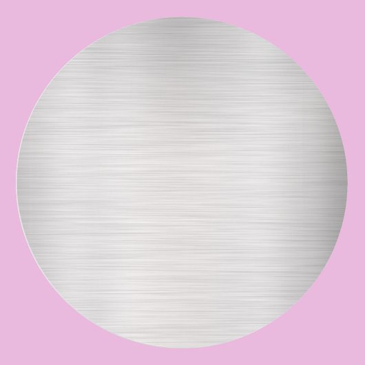 ブラシ仕上げのシルバーの空白テンプレート, DIY テキストアートロゴ ラウンドシール