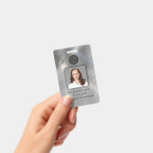 ブラシ仕上げのメタルビジネス バッジ (手持ち)