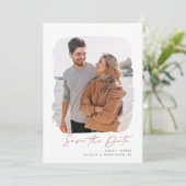 ブラシ仕上げアウトライン |垂直方向の写真 セーブザデート (スタンド正面)