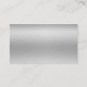 ブラシ仕上げアルミニウムプリント名刺 名刺 (裏面)