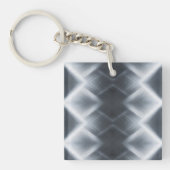 ブラシ仕上げアルミマクロテクスチャ キーホルダー (正面)