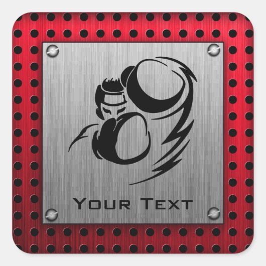 ブラシ仕上げアルミルックボクサー スクエアシール (正面)