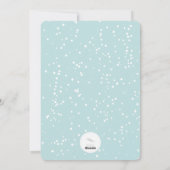 ブラシ仕上げジョイ書道スターブルー6フォトコラージュ シーズンカード (裏面)