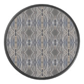 ブラシ仕上げステンレス アイスホッケーパック (正面)