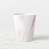 ブラシ仕上げソフトピンクラテマグ カフェラテマグ (正面)