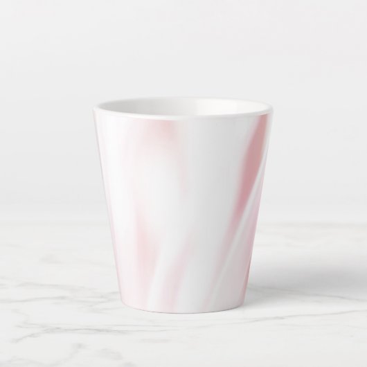 ブラシ仕上げソフトピンクラテマグ カフェラテマグ (正面)