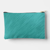 ブラシ仕上げターコイズ喜び アクセサリーポーチ (裏面)