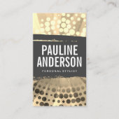 ブラシ仕上げテクスチスタイリッシュャ模様 名刺 (正面)