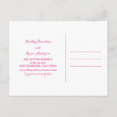 ブラシ仕上げハイビスカスフローラ日付ポストカードの保存 案内ポストカード (裏面)