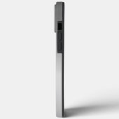 ブラシ仕上げパーソナライズされた金属名 Case-Mate iPhoneケース (裏面 / 左)