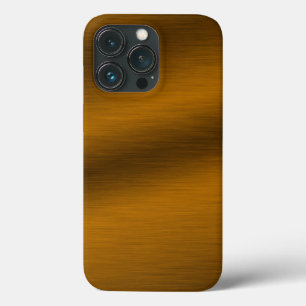 ブラシ仕上げブロンズのアートワーク iPhone 13 PROケース