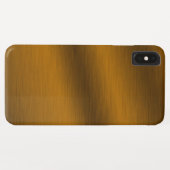 ブラシ仕上げブロンズの背景 Case-Mate iPhoneケース (裏面(横))