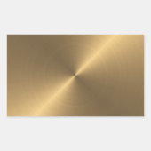 ブラシ仕上げメタリックテクスチャシール 長方形シール (正面)