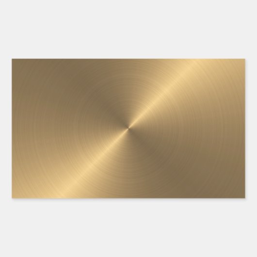 ブラシ仕上げメタリックテクスチャシール 長方形シール (正面)