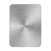 ブラシ仕上げメタルの外観 マグネット (縦)