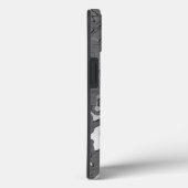 ブラシ仕上げメタルの水滴 Case-Mate iPhoneケース (裏面 / 右)