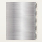 ブラシ仕上げメタルプランナー プランナー手帳 (裏面)