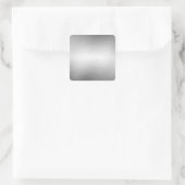 ブラシ仕上げメタルルステッカー スクエアシール (バッグ)