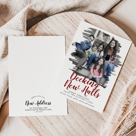 ブラシ仕上げ赤デッキ新しいホールの動く発表 シーズンカード