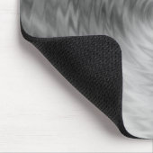 ブラシ仕上げ金属シルバースティール金属抽象芸術 マウスパッド (コーナー)