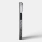 ブラシ仕上げ金属テクスチャ Case-Mate iPhoneケース (裏面 / 右)