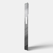 ブラシ仕上げ金属テクスチャ Case-Mate iPhoneケース (裏面 / 右)