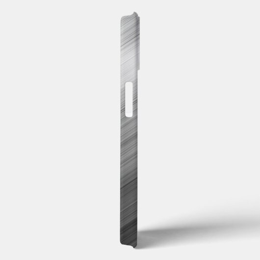 ブラシ仕上げ金属テクスチャ Case-Mate iPhoneケース (裏面 / 右)