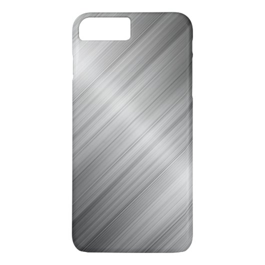 ブラシ仕上げ金属テクスチャ Case-Mate iPhoneケース (裏面)