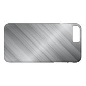 ブラシ仕上げ金属テクスチャ Case-Mate iPhoneケース (裏面(横))