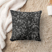 ブラシ仕上げ金属デジタル迷彩柄 クッション (ブランケット)