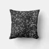 ブラシ仕上げ金属デジタル迷彩柄 クッション (裏面)