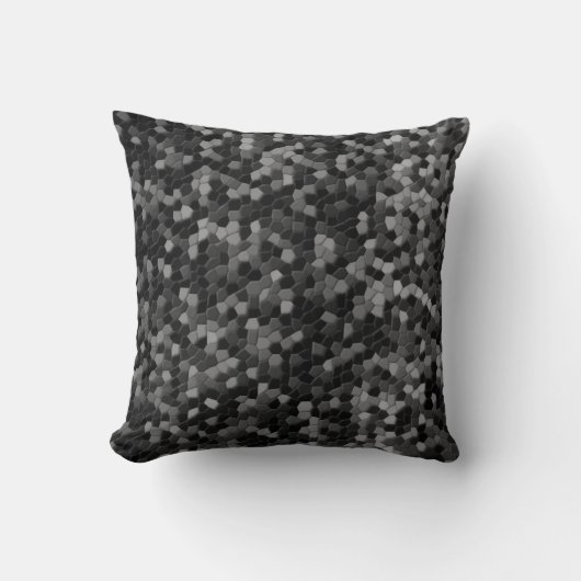 ブラシ仕上げ金属デジタル迷彩柄 クッション (正面)