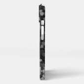 ブラシ仕上げ金属デジタル迷彩柄iPhoneケース iPhoneケース (左側面)