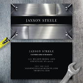 ブラシ仕上げ金属工業プロフェッショナル 名刺