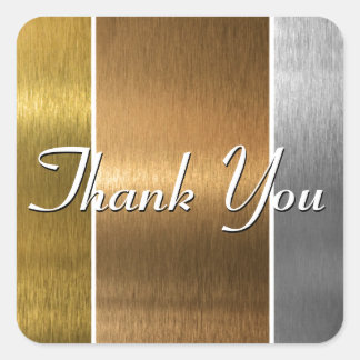 ブラシ仕上げ金属 スクエアシール